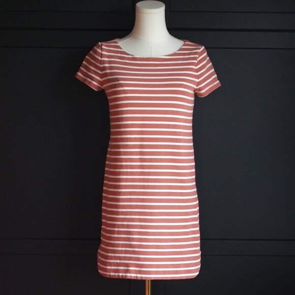 Loft | Striped Knit T-Shift Dress - Picture 1 of 6